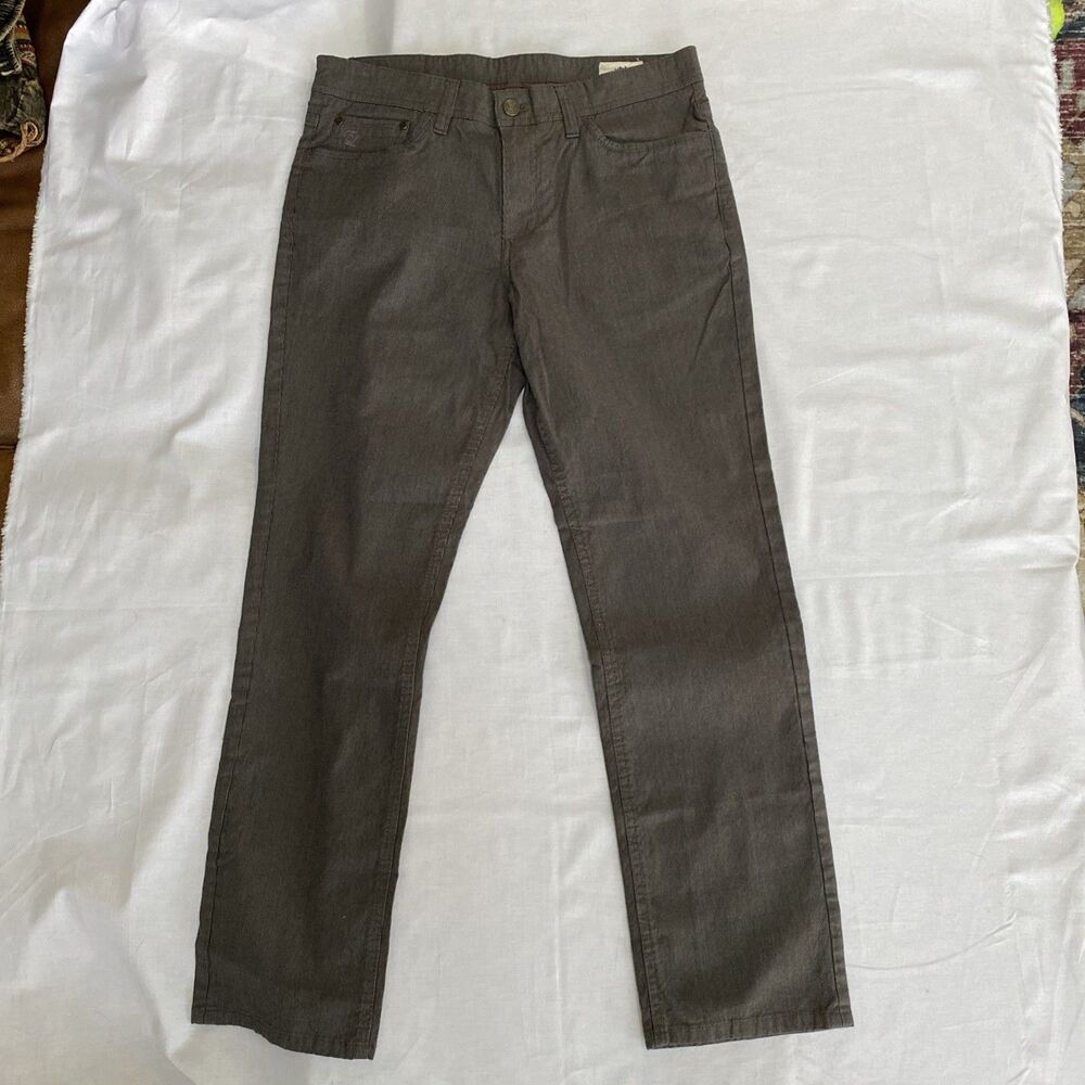 English Laundry Men’s Brown Fine Wale Corduroy Straight Leg Pants Size 32x29